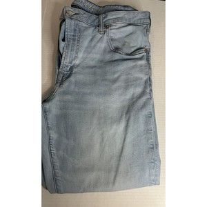 American Eagle Jeans Mens 38x30 Blue Denim Slim Straight AirFlex Pants